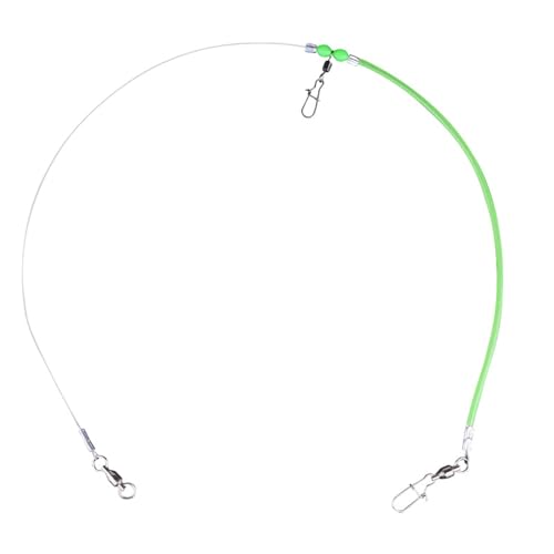 Wjsdsg Angelschnur Drahtvorfach Stahlvorfach Angelschnurvorfach Mit Wirbeln Angelköder Drahtvorfach Antibite von Wjsdsg