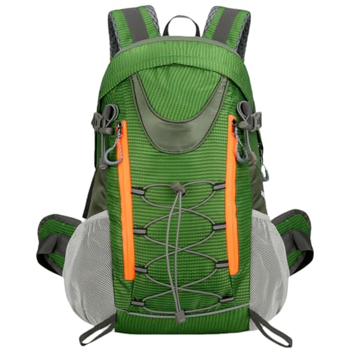 Wjsdsg Reisetasche, Wanderrucksack für Damen und Herren, Fahrradrucksäcke, Sportrucksack, großes Fassungsvermögen, wasserabweisender Rucksack, grün, As shown von Wjsdsg