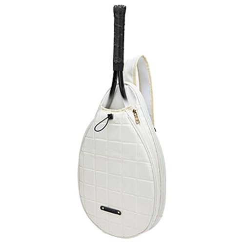 Wlikmjg Badmintonschlägertasche, Tennisschlägertasche,Schützende Schlägertasche aus Oxford-Stoff mit elastischer Kordel | Aufbewahrungsrucksäcke, tragbare multifunktionale Einzelschultertaschen mit von Wlikmjg
