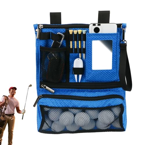 Wlikmjg Golf-Zubehörtasche, Golf-Zubehörtasche | Tasche für Wertsachen mit Reißverschluss, Golftasche, faltbare Aufbewahrungstasche, Golftasche von Wlikmjg