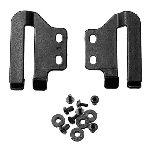 Woedpez 1 Paar Messer K Mantel Taille Clip Scheide Zurück Clips Clamp Mit Schrauben Outdoor Jagd Zubehör Langlebig von Woedpez