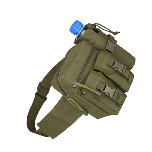 Woedpez Tacticals Hüfttasche Mit Wasserflaschenhalter Hüfttasche Outdoor Tasche Tasche Für Reisen Klettern Camping Angeln von Woedpez