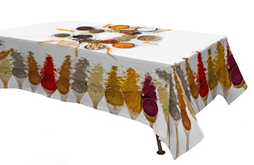 Wohnaccessoires Panama digitales gedrucktes Tischtuch, 150x150cm, TV04, TV 04, 150 x 150 cm von Italian Bed Linen