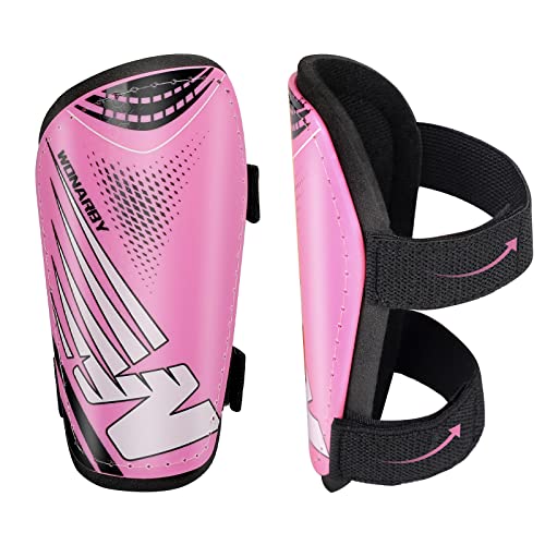 Schienbeinschoner Kinder Fussball Shin Pads - Fußball Ausstattung Mit Verstellbarem Klettverschluss- Leicht Langlebig rutschfest Aeeignet für Jungen Mädchen im Alter von 2 bis 18 Jahren - Rosa Klein Schienbeinschoner Kinder Fussball Shin Pads - Fußball Ausstattung Mit Verstellbarem Klettverschluss- Leicht Langlebig rutschfest Aeeignet für Jungen Mädchen im Alter von 2 bis 18 Jahren - Rosa Klein von Wonarby