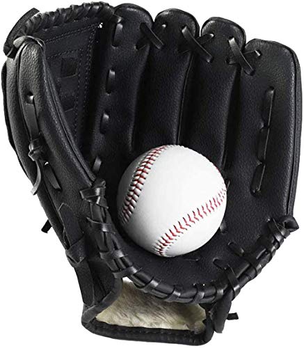 Wonninek Baseballhandschuh Sportschlägerhandschuhe mit Baseball PU-Leder Einstellbar und bequem 12,5 Zoll Rechtswurf, linker Handschuh Wonninek Baseballhandschuh Sportschlägerhandschuhe mit Baseball PU-Leder Einstellbar und bequem 12,5 Zoll Rechtswurf, linker Handschuh von Wonninek