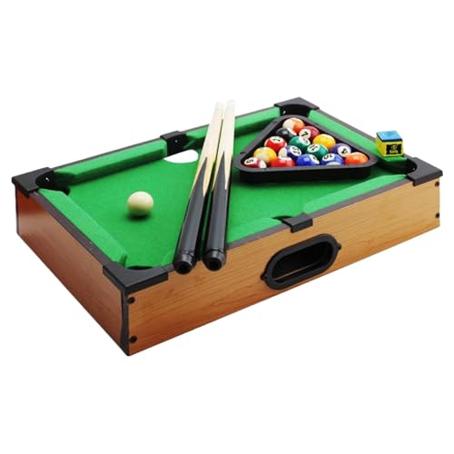 Wonsfuleu Tabletop Poolspiel, Billardtische klein - Tischspiele Set - Board Family Fun Toy, Eltern-Kind Interaktives Spielzeug für Familienjungen Mädchen Miniature von Wonsfuleu