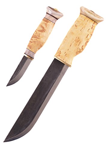 Finnenmesser - Wood-Jewel - 23LL Großes Doppelmesser Lapinleuku - Messer Outdoor von Wood-Jewel