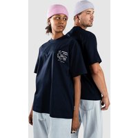 Woodbird Baine Noodle T-Shirt navy von Woodbird