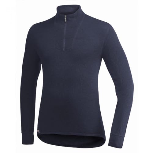 Woolpower 200 Turtleneck Long Sleeve Zipp Shirt Men - Unterwäsche, dunkelblau - S von Woolpower