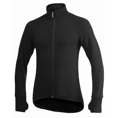 Woolpower 400 Full-Zip Jacket Black Größe XS 2019 Funktionsjacke,black,XS von Woolpower