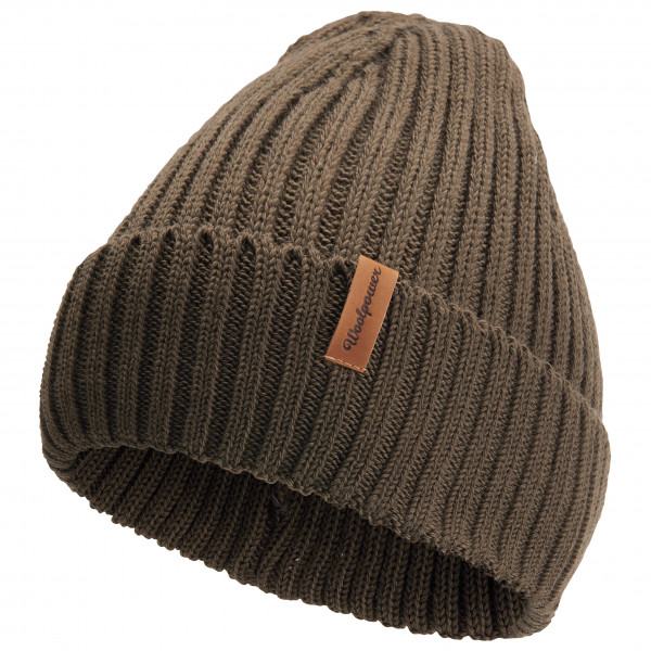 Woolpower - Beanie Rib - Mütze Gr One Size braun von Woolpower