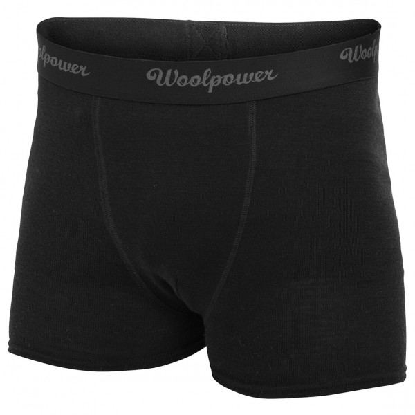 Woolpower - Boxer - Merinounterwäsche Gr S schwarz von Woolpower