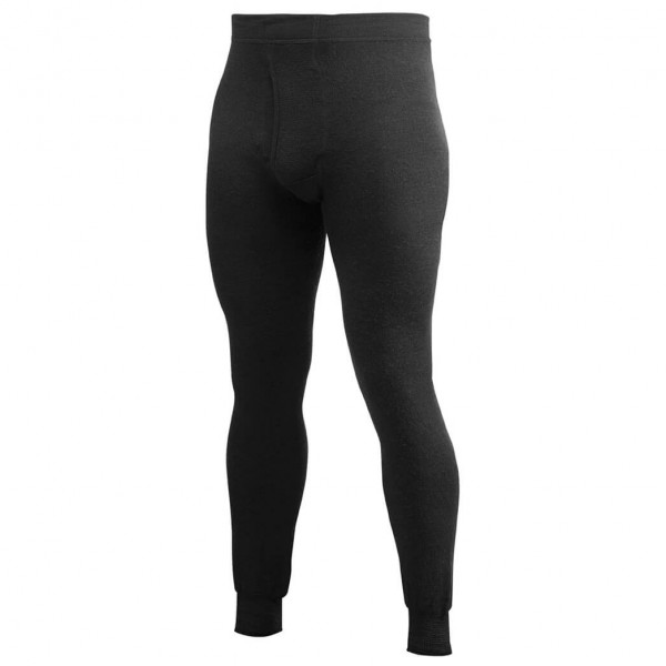 Woolpower - Long Johns With Fly 400 - Merinounterwäsche Gr M schwarz von Woolpower