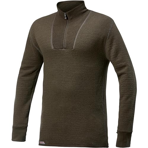 Woolpower Zip Rollkragen 200 Pine Green Woolpower Zip Rollkragen 200 Pine Green von Woolpower