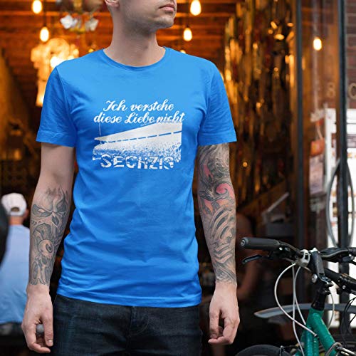 World of Football 1860 T-Shirt Ich verstehe Diese Liebe Nicht blau - L von World of Football