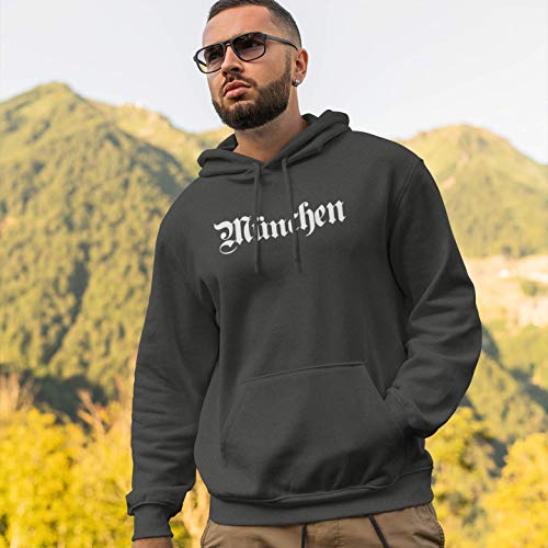 World of Football Herren Hoodie Pullover Old München schwarz schwarz - L World of Football Herren Hoodie Pullover Old München schwarz schwarz - L von World of Football