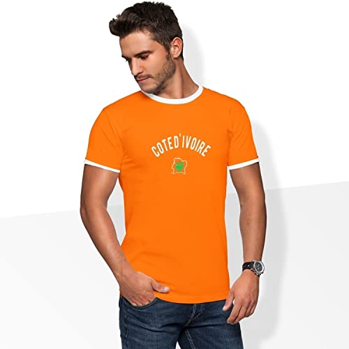 World of Football Player Shirt Elfenbeinküste Drogba, orange orange - XL World of Football Player Shirt Elfenbeinküste Drogba, orange orange - XL von World of Football
