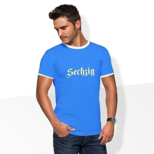 World of Football Ringer T-Shirt 60 blau - XXL World of Football Ringer T-Shirt 60 blau - XXL von World of Football