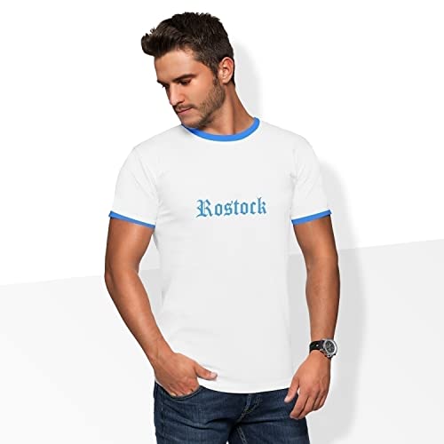 World of Football Ringer T-Shirt Old Rostock Weiss - XL World of Football Ringer T-Shirt Old Rostock Weiss - XL von World of Football