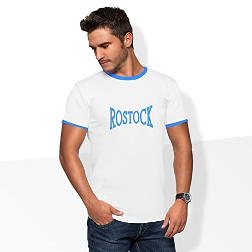 World of Football Ringer T-Shirt lons Rostock Weiss - XL World of Football Ringer T-Shirt lons Rostock Weiss - XL von World of Football