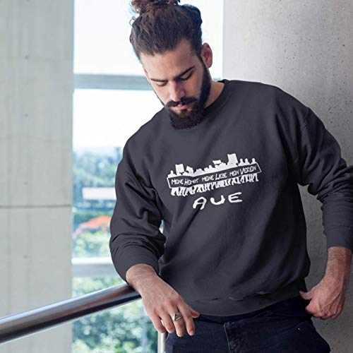 World of Football Sweat Meine Heimat... AUE schwarz - L von World of Football