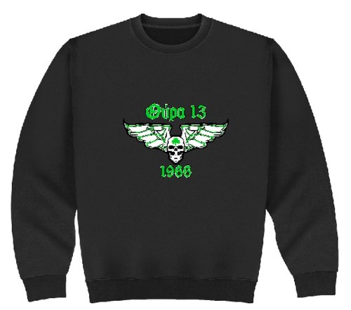 World of Football Sweat Panathinaikos Athen Gate 13 schwarz - L von World of Football