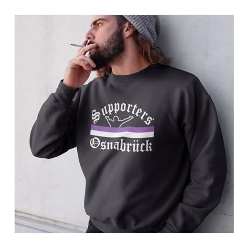 World of Football Sweat Supporters-Osnabrück schwarz - XL von World of Football