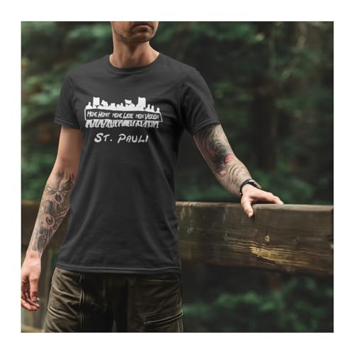 World of Football T-Shirt Meine Heimat... St. Pauli braun - L von World of Football