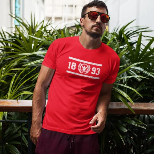 World of Football T-Shirt Stuttgart 1893 rot - S World of Football T-Shirt Stuttgart 1893 rot - S von World of Football