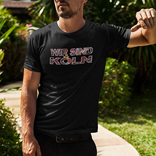 World of Football T-Shirt wir sind Köln Schwarz - L World of Football T-Shirt wir sind Köln Schwarz - L von World of Football