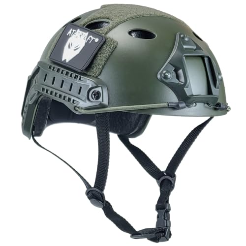 ATAIRSOFT Armee Militär Stil SWAT Kampf PJ Fast Helm OD grün für CQB Airsoft Paintball Schießen ATAIRSOFT Armee Militär Stil SWAT Kampf PJ Fast Helm OD grün für CQB Airsoft Paintball Schießen von ATAIRSOFT
