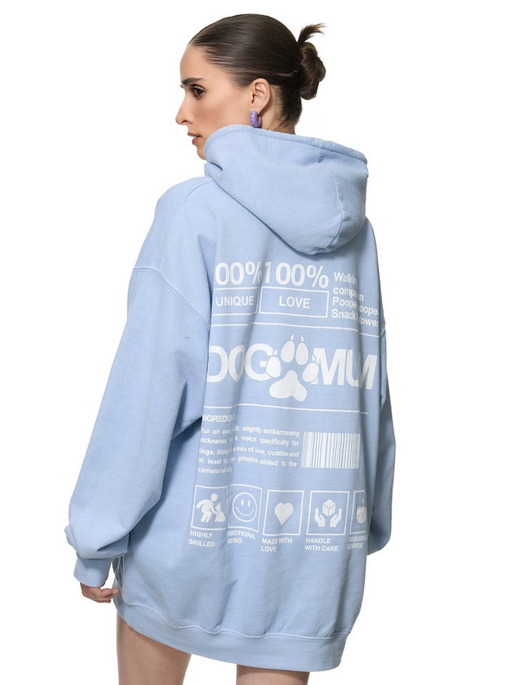Worldclassca Hoodie Worldclassca Oversized DOG MUM Print Hoodie Kapuzenpullover Sweatshirt Print DOG MUM 100% LOVE WALKING Worldclassca Hoodie Worldclassca Oversized DOG MUM Print Hoodie Kapuzenpullover Sweatshirt Print DOG MUM 100% LOVE WALKING von Worldclassca