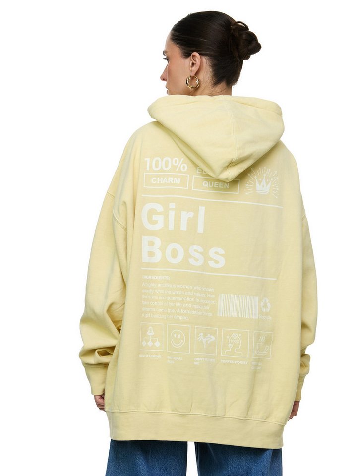 Worldclassca Hoodie Worldclassca Oversized Print GIRL BOSS Hoodie Kapuzenpullover Sweat PRINT - GIRL BOSS - 100% CHARM QUEEN Worldclassca Hoodie Worldclassca Oversized Print GIRL BOSS Hoodie Kapuzenpullover Sweat PRINT - GIRL BOSS - 100% CHARM QUEEN von Worldclassca