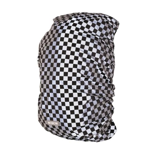 Wowow Unisex – Erwachsene Chess Regenschutzhaube, Silber,Schwarz, Einheitsgröße von Wowow