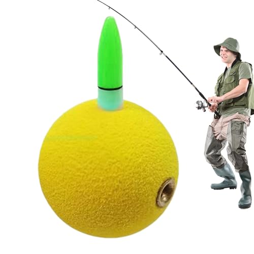 Wpsagek Slip-Bobber zum Crappie-Angeln,Angelposen,Leuchtender Angel-Bobber aus Eva-Schaum, Slip-Bobber | Nachtfischen-Schaumstoff-Schwimmer-Bobber, Crappie-Bobber zum Angeln von Wpsagek