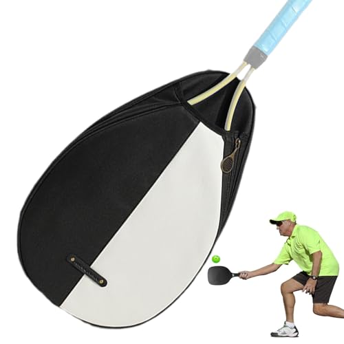 Wpsagek Tennisschlägertaschen,Tennisschlägertasche - Tennisschlägertasche Pickle Ball Bag Wasserdicht | Modischer Tennis-Rucksack, glatter Reißverschluss, Schultertasche für Männer und Frauen von Wpsagek