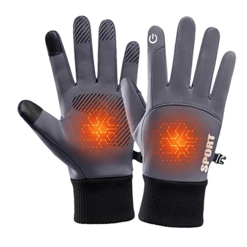 Wpsagek USB-beheizte Handschuhe, Touchscreen-Handwärmer mit Warmer Wärme - USB-Handwärmerhandschuhe - Touchscreen-USB-Handwärmer-Handschuhe für Motorradfahren, Snowboarden, Wandern, Radfahren, Jagen von Wpsagek