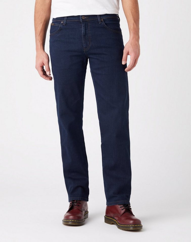 Wrangler Regular-fit-Jeans Hose Wrangler Texas blue black, G 40, L 30, F blue/black Wrangler Regular-fit-Jeans Hose Wrangler Texas blue black, G 40, L 30, F blue/black von Wrangler