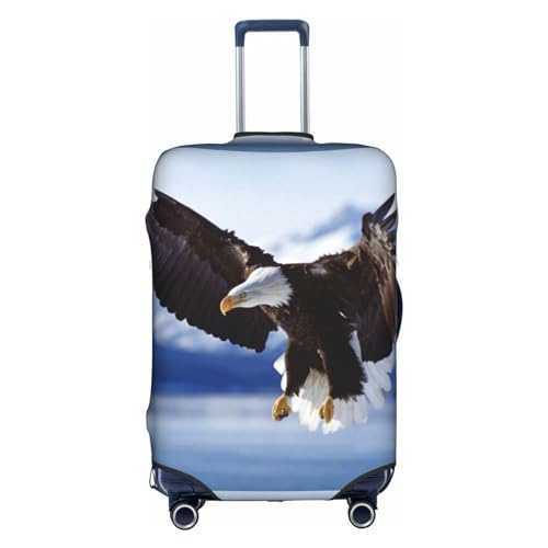 Wratle Kofferabdeckung, elastisch, passend für 45,7 - 76,2 cm große Gepäck, Labrador Retriever, Adler, M von Wratle