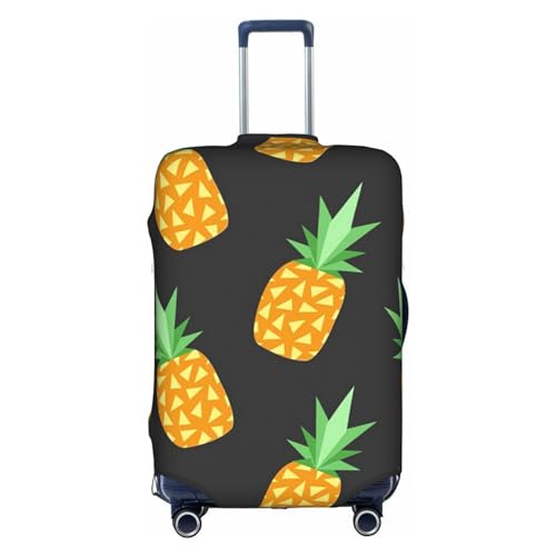 Wratle Kofferabdeckung, elastisch, passend für 45,7 - 76,2 cm große Gepäck, rumpelnde Ozeanpalmen, Ananas, L von Wratle