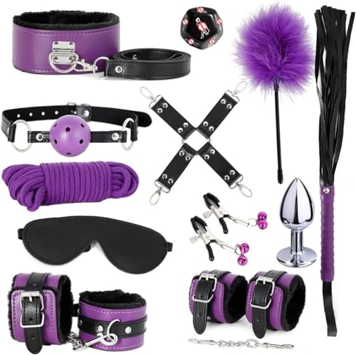 Lila Schwarz ZubehöR Set 12-StüCke, ZubehöR Yoga Training Rally Strap, Sport Gymnastik Rally Strap Fh von WreGmgg