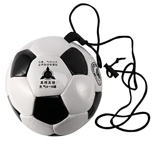 Wresetly Trainingsball für Fußball, verstellbar, Bungee, elastisch, mit Seilgröße, 4 Fußball, für Sporttraining von Wresetly