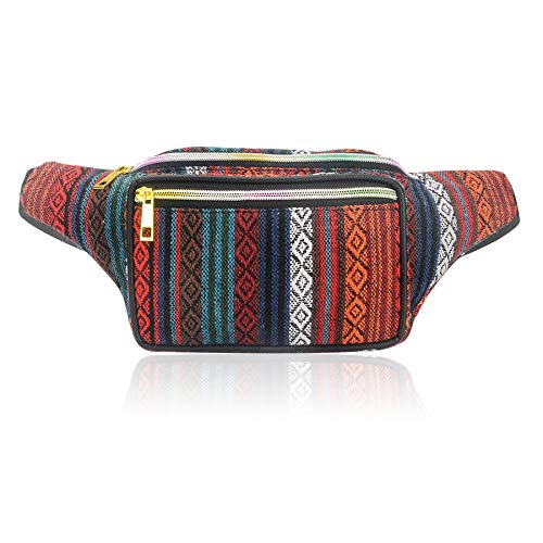 Wresetly da Ethnic Retro Vintage Reise Gürteltasche für Farbe A von Wresetly