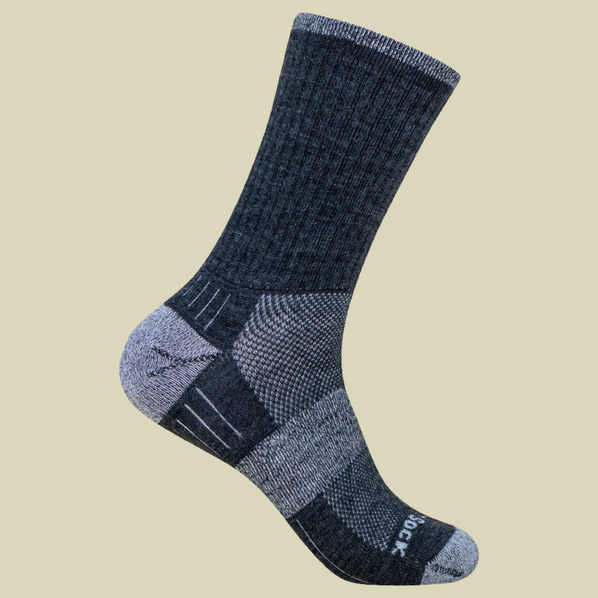 Merino Escape Crew grey smoke 45,5-49 (XL) von Wrightsock