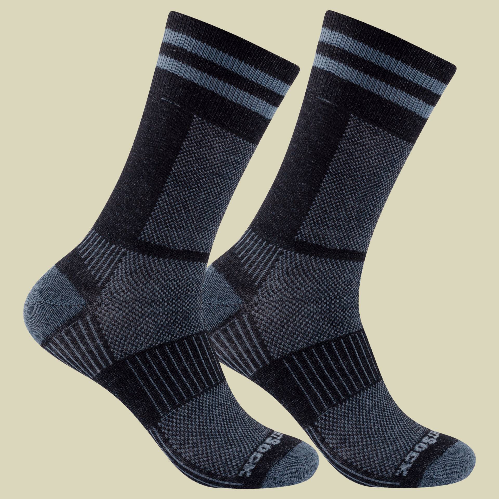 Coolmesh II Crew Größe 37,5-41 (M) Farbe black grey von Wrightsock