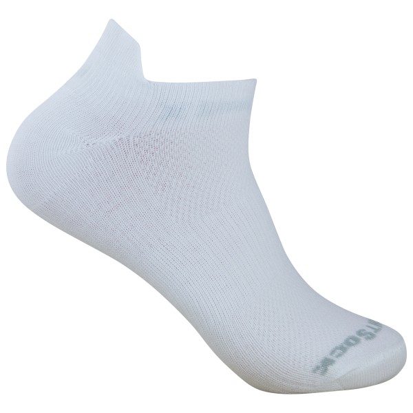 Wrightsock - Coolmesh II Low Tab - Multifunktionssocken Gr S grau von Wrightsock