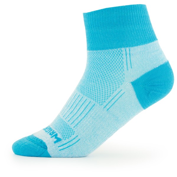 Wrightsock - Coolmesh II Quarter - Wandersocken Gr S blau Wrightsock - Coolmesh II Quarter - Wandersocken Gr S blau von Wrightsock