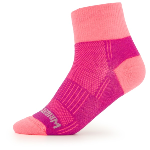 Wrightsock - Coolmesh II Quarter - Wandersocken Gr S rosa Wrightsock - Coolmesh II Quarter - Wandersocken Gr S rosa von Wrightsock