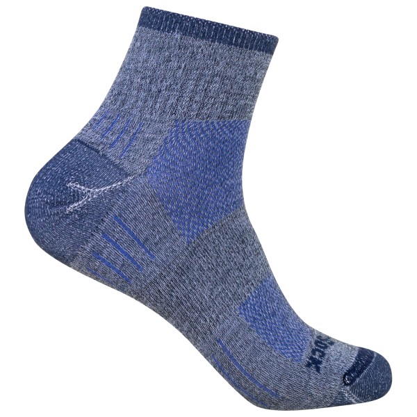 Wrightsock - Escape Quarter - Multifunktionssocken Gr S blau von Wrightsock