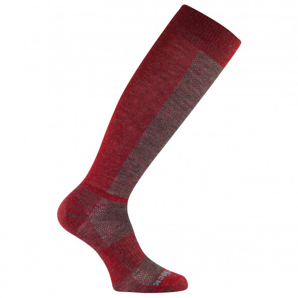 Wrightsock - Merino Coolmesh II OTC - Skisocken Gr M rot von Wrightsock